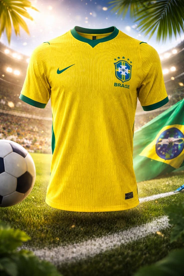Brazil Special Edition Yellow Jersey - 3 Star (Player Edition) - image 2