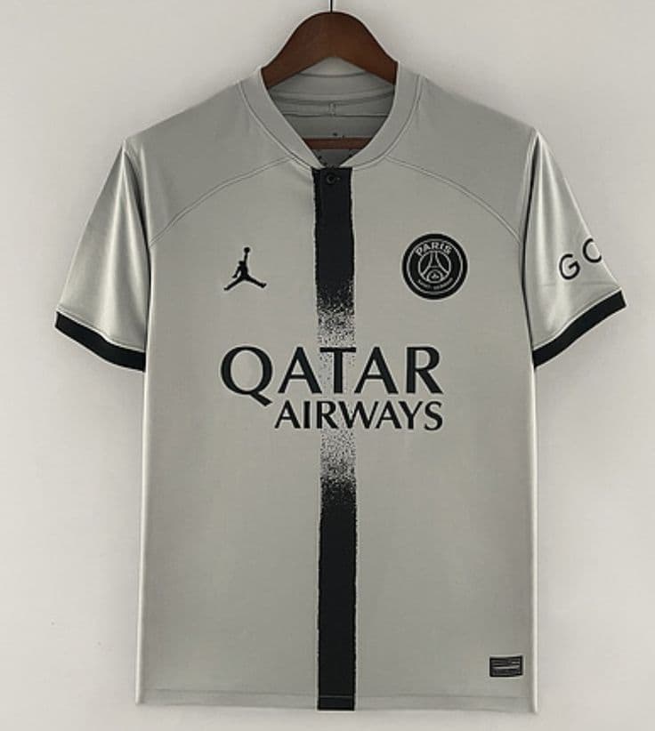 Grey PSG Away Jersey - image 3