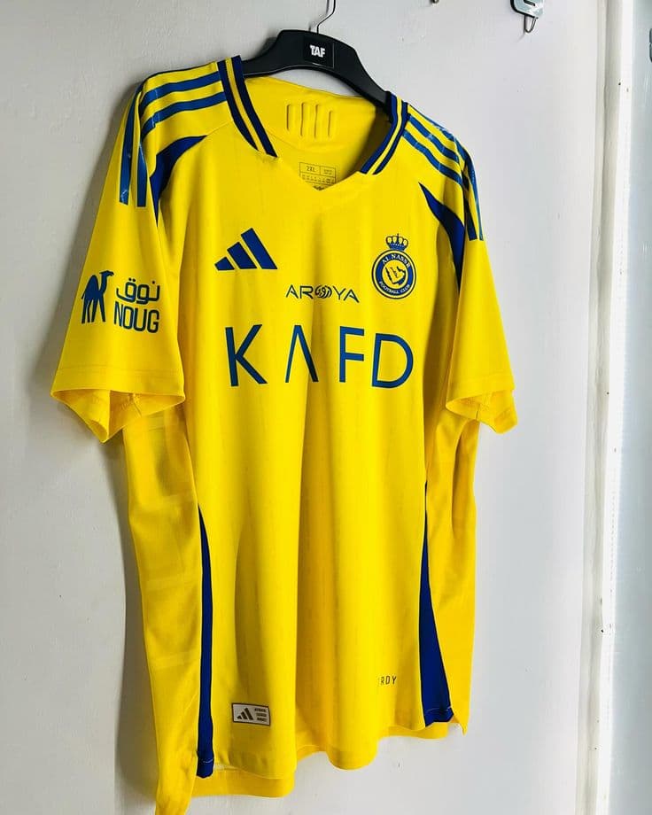 Now Available: 2024/2025 adidas Al Nassr FC Ronaldo Home Jersey - image 4